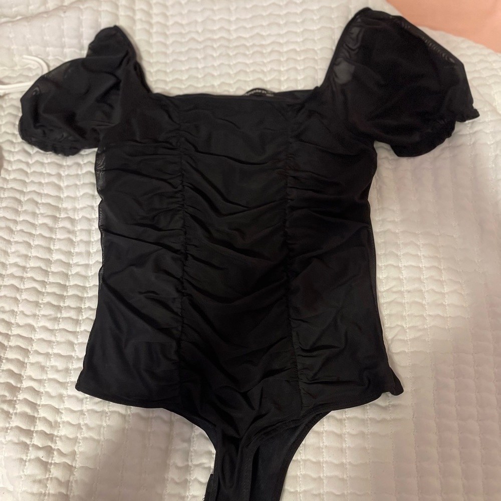 black bodysuit